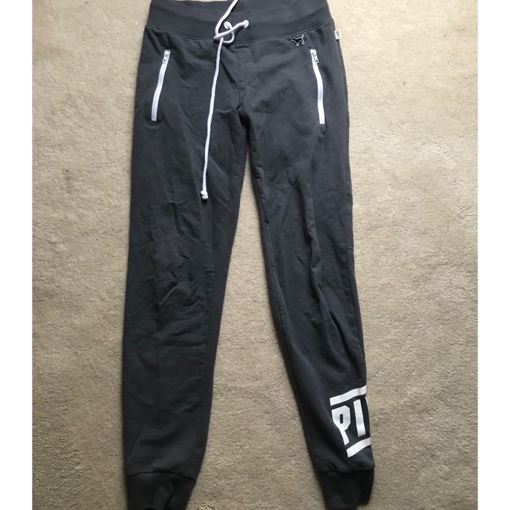 PINK Gray Sweatpants Joggers